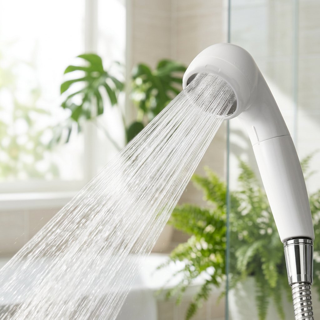 イオンシャワーeco シャワーヘッドから流れる水